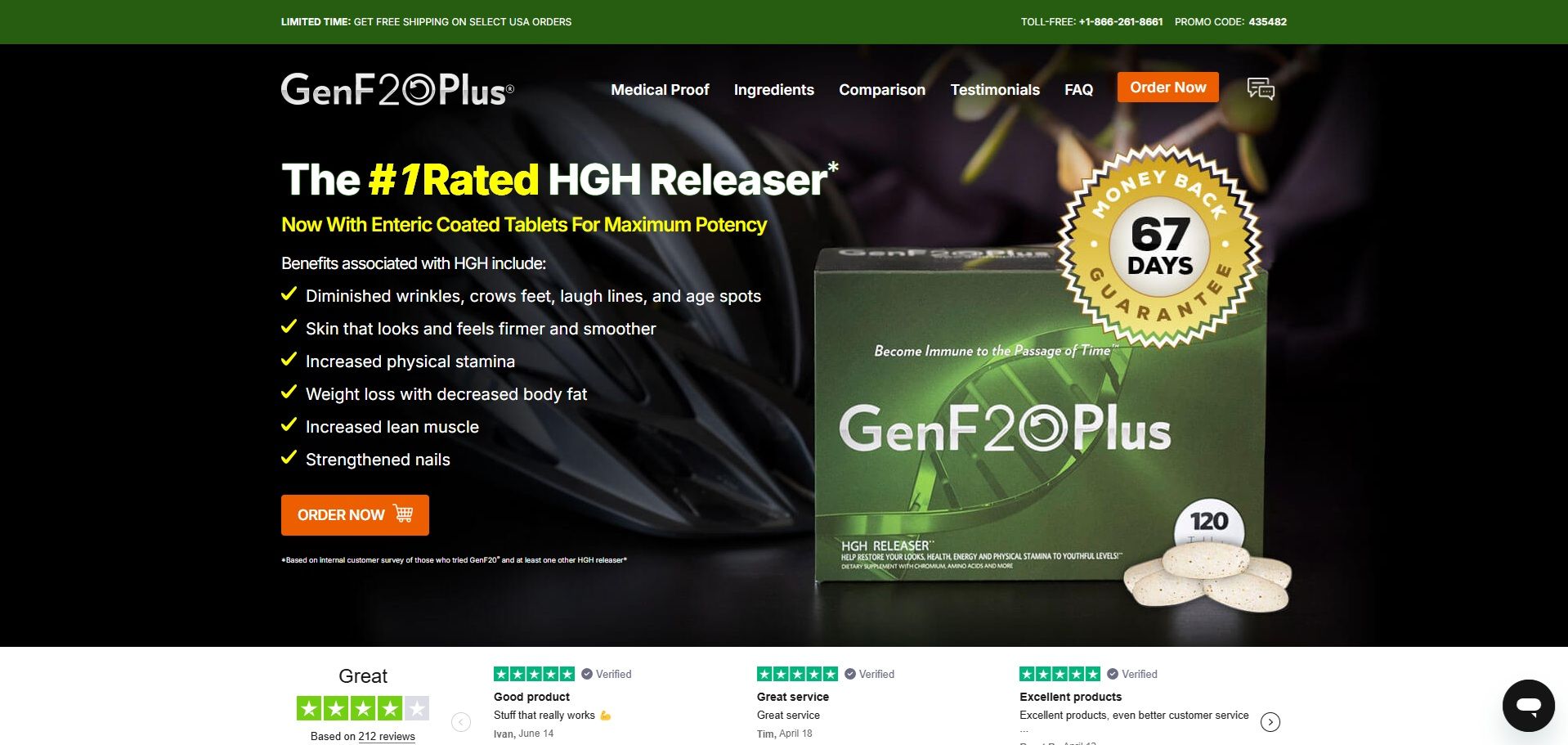GenF20 Plus - (Nutra / Skin) - [US, FR, CA, DE, UK, AU + 168 more]