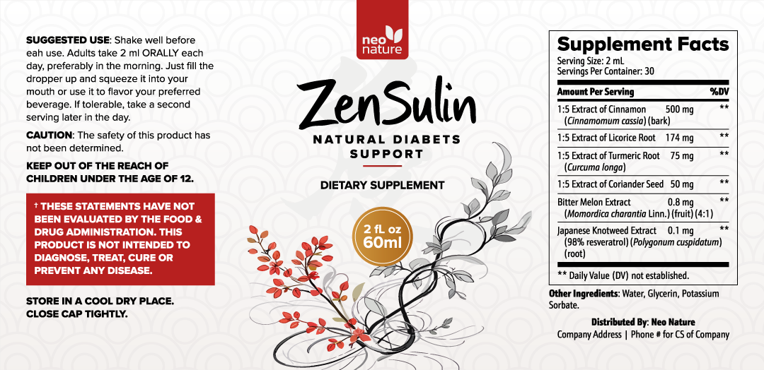 Zensulin المنتج
